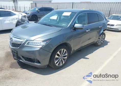 2014 Acura Mdx Technology Package из США, поврежденный, VIN 5FRYD4H4XEB020138